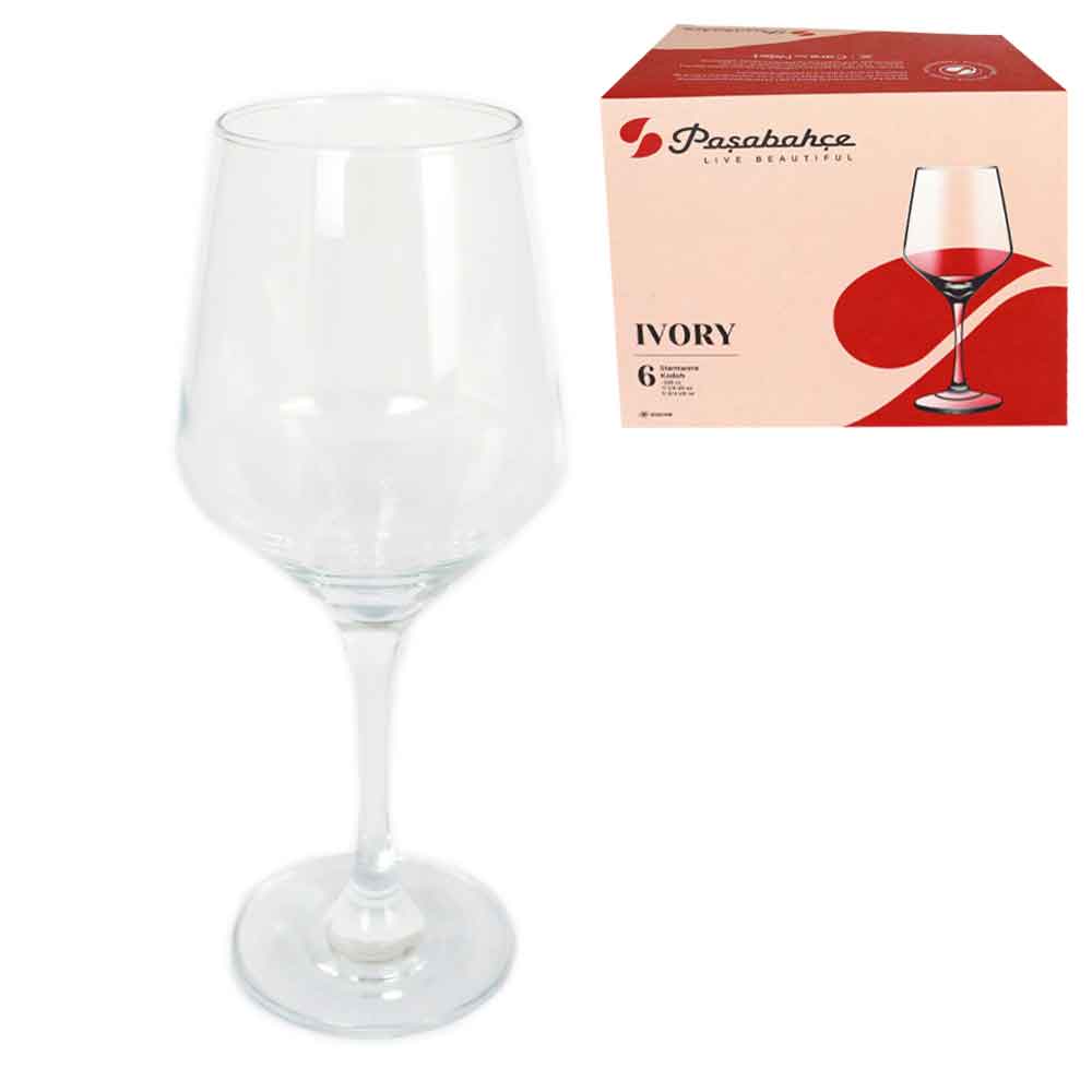 ČAŠE NA STALKU IVORY 6/1 - 335 mL