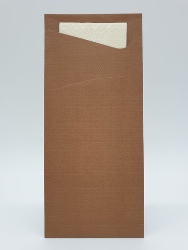Duni Sacchetto® maramica 8,5 x 19 cm Caffe