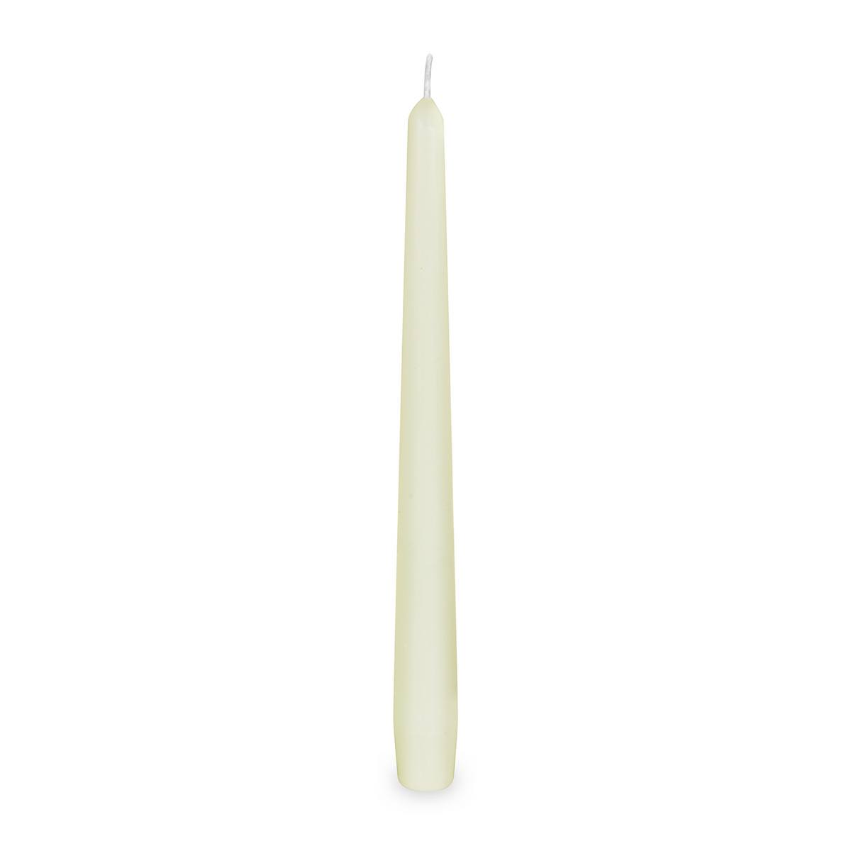 Konusne svijeće, 245 mm, Ø23 x cream [10/1]