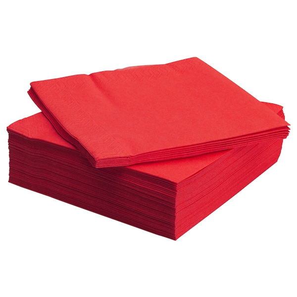 Salveta soft point, 38×38 cm,crvena