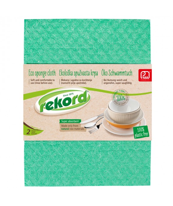 EKO spužvasta krpa 2 kom