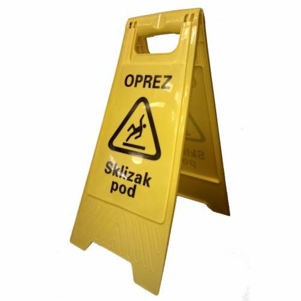 Znak za mokar pod žuti