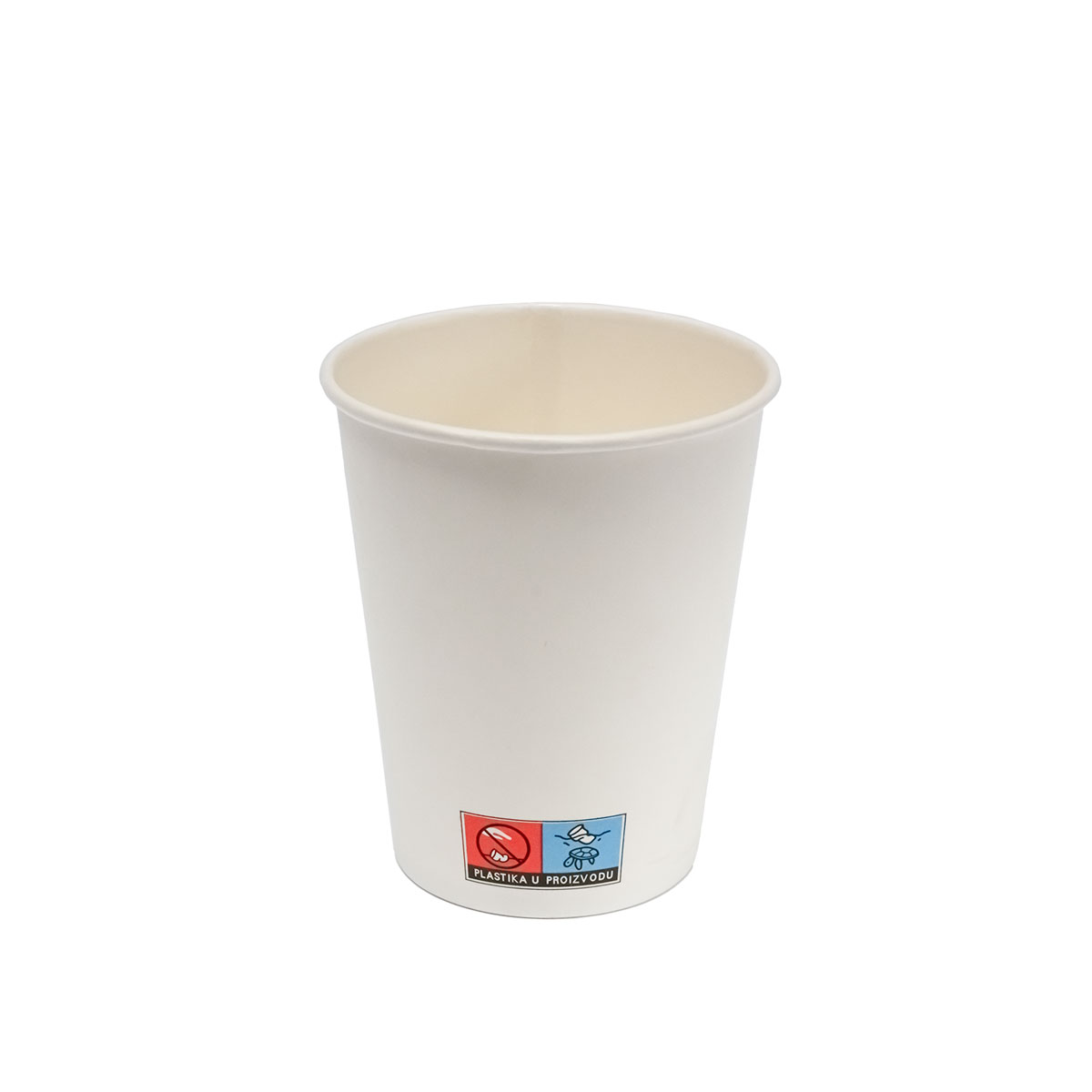 Papirnate čaše 0,25L, bijele