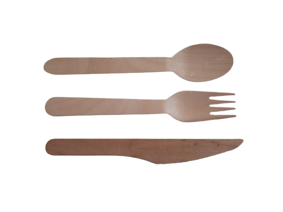 DRVENA NOŽ.VILICA.ŽLICA VELIKI biorazgradivi-160mm (20x100kom) – EKO