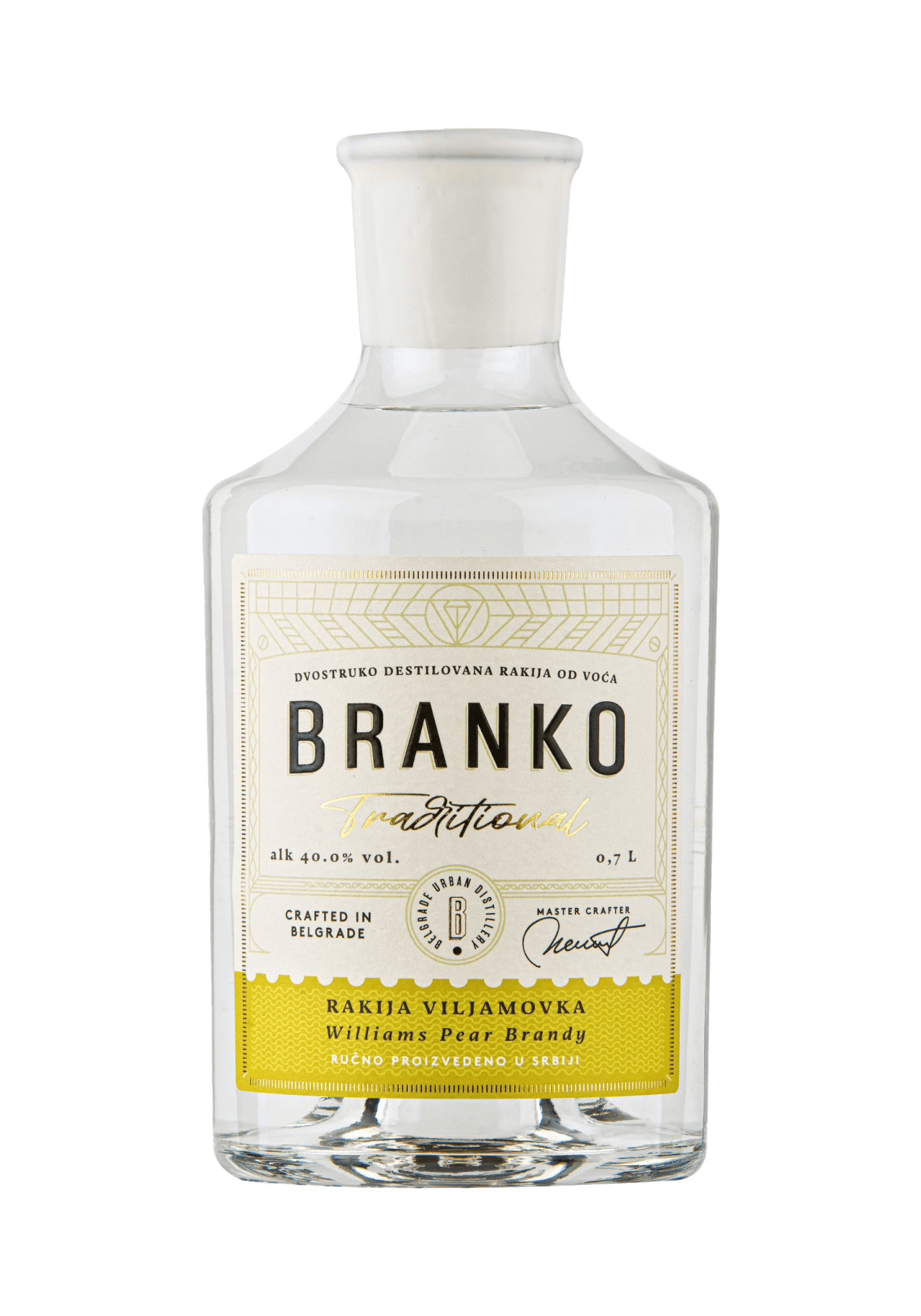 BRANKO rakija Viljamovka 0.7 CL